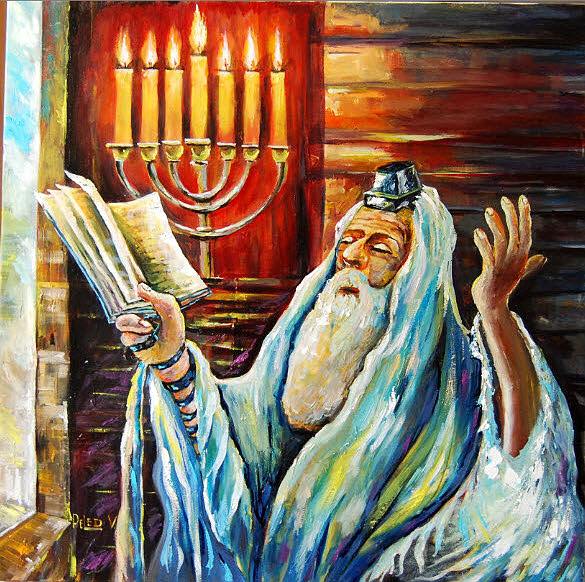 oil painting Judaica, portrait Judaica, religion, Jews painting