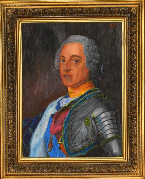      king France portrait history copy