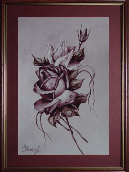 Розы, цветы, букет, натюрморт, реализм, живопись