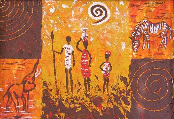 Картины и панно в Африканском стиле. Обсуждение на LiveInternet .