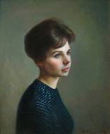 “Женский портрет”. Холст, масло, 60х50 см., 2008 г.