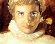 Портрет Александра Святышева в образе Наполеона. Фрагмент