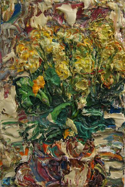 желтый цветок , Екатерина Лебедева , художник , картина , искусство , лавизм , творчество , рисунок