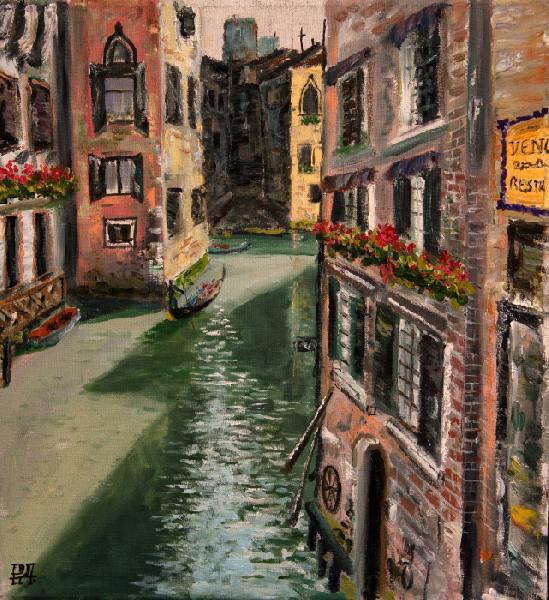 венеция лодка река