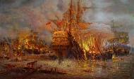 Чесменское морское сражение 1770г