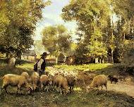 A shepherd and his flock