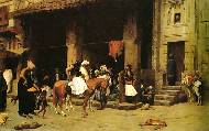 A street scene in Cairo