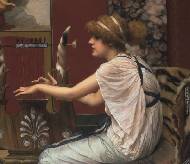 Erato at her lyre