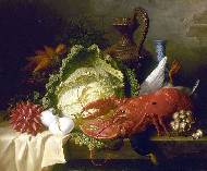 Still life with lobsters