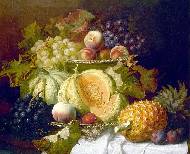 A still life of fruit