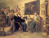 Торг. Сцена из крепостного быта. Из недавнего прошлого, 1866