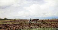 На пашне. 1870