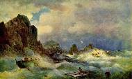 Кораблекрушение. Холст, масло. 1843 г.