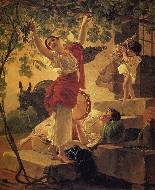 Девушка собирающая виноград в окрестностях Неаполя, 1827