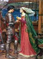 Tristan and Isolde sharing the potion