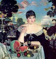 Купчиха за чаем. 1918