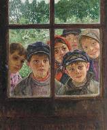 Дети в окне