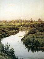 Пейзаж с рекой. 1900