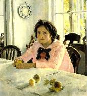 Девочка с персиками. 1887г.