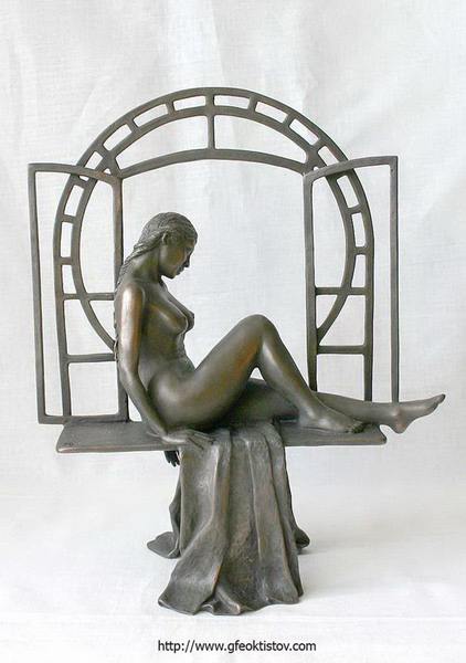 Герман Феоктистов, обнаженная скульптура, эротика, бронза