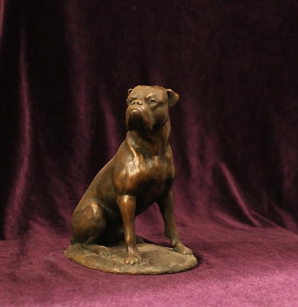 бронза литье собака авторская работа статуэтка скульптура