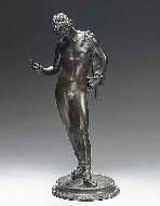 A sculpture of Narcissus, Italian school, late 19th century