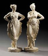 Two Dancing maidens