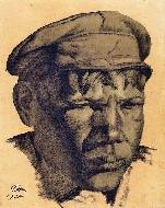 Голова шахтера (Кизеловские копи). 1924