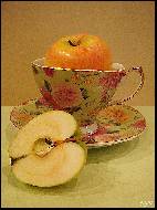 an apple teatime