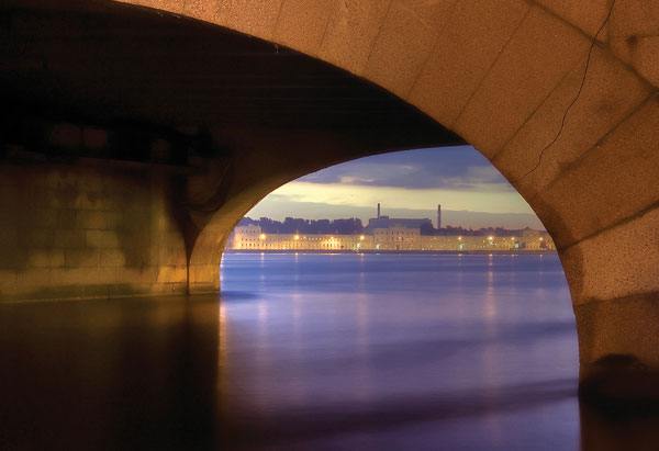 Санкт-Петербург, троицкий мост, набережная, утро