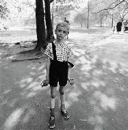 Child with a toy hand grenade, Central Park, New York