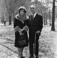 Jorge Luis Borges and his wife