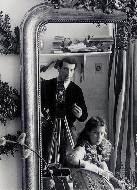 Self-portrait with Lella, 1952